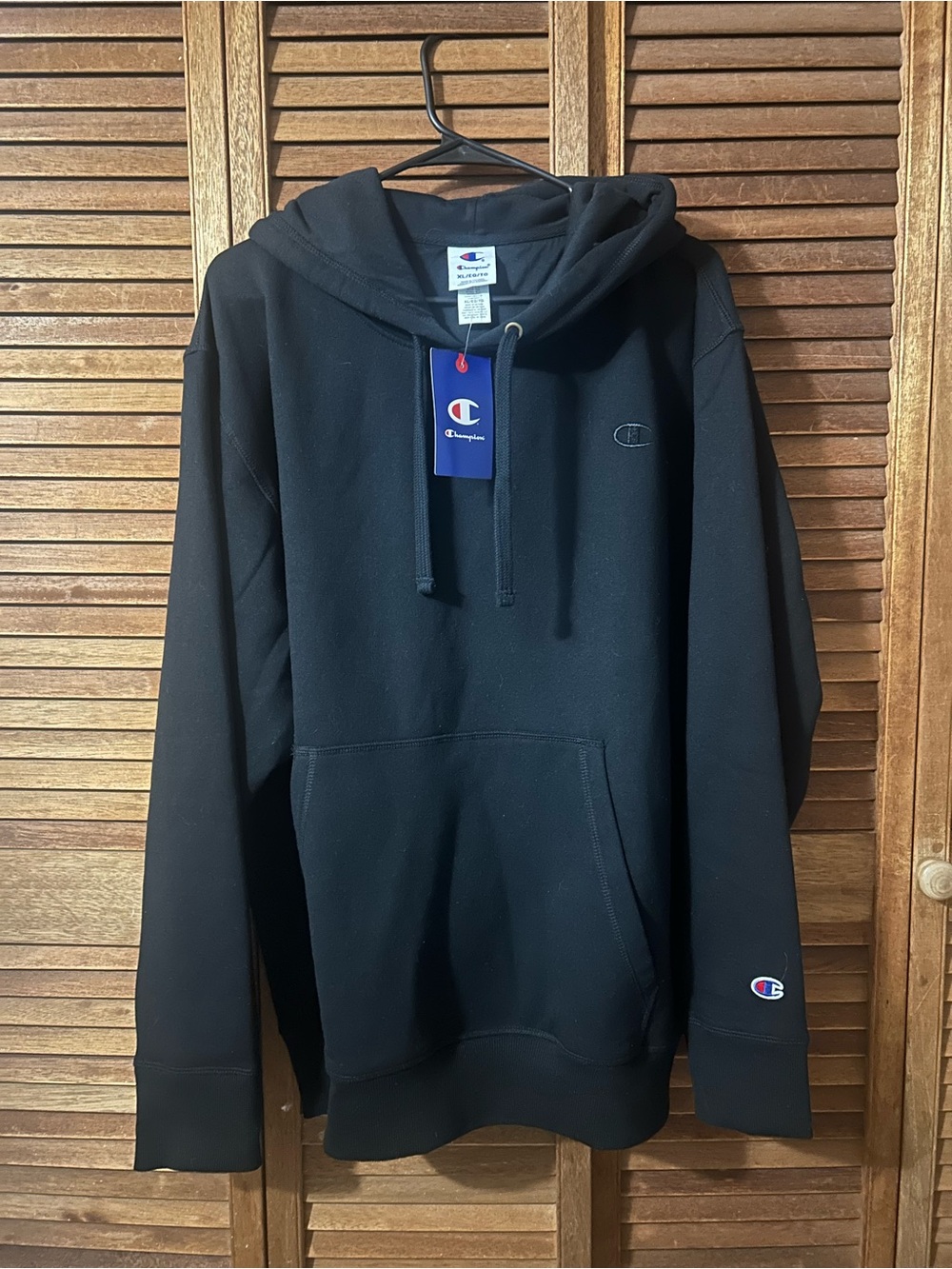 Champion Men’s Black Crewneck Hoodie
